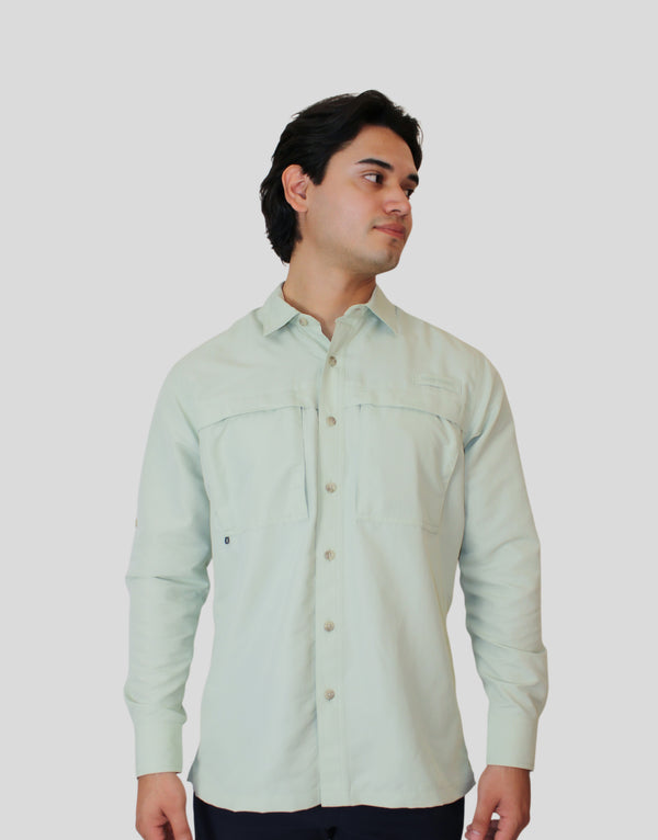 Camisa Eddie Bauer Rainier Manga Larga Upf 50