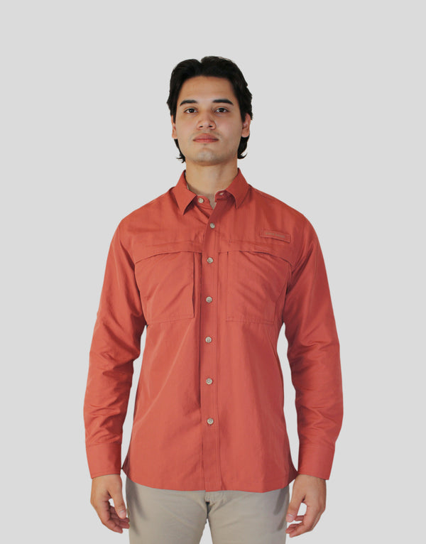 Camisa Eddie Bauer Rainier Manga Larga Upf 50