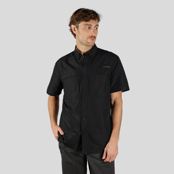 Camisa Eddie Bauer Hombre Rainier Ripstop Manga Corta UPF 50+
