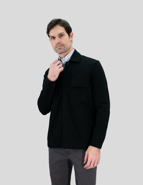 Chamarra Kenneth Cole Con Bolsillos Frontales