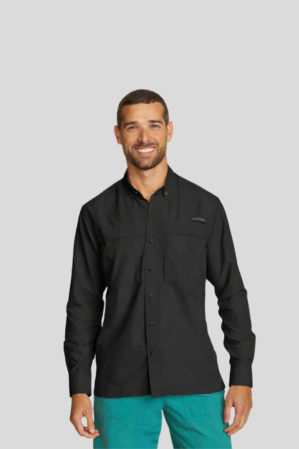 Camisa Eddie Bauer Rainier Manga Larga Upf 50