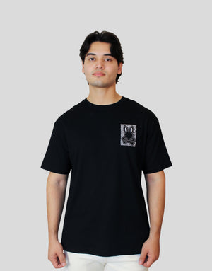 Playera Psycho Bunny Hombre Nev Oversized Algodón Pima
