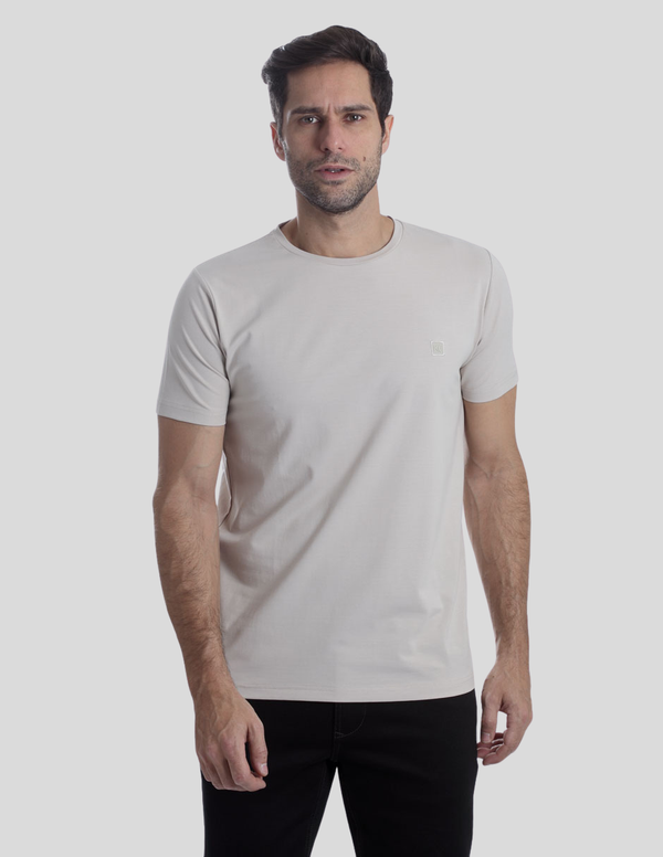 Playera Kenneth Cole Manga Corta Logo Bordado