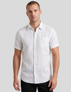 Camisa Kenneth Cole Manga Corta Slim Fit