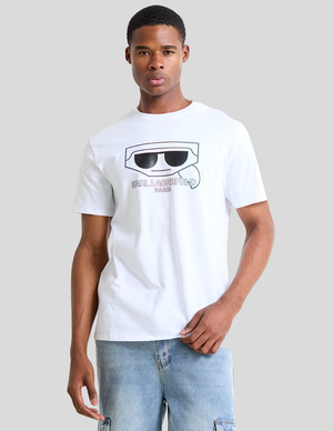 Playera Karl Lagerfeld Manga Corta Estampada