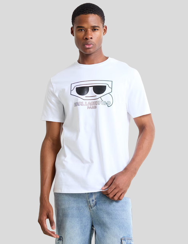 Playera Karl Lagerfeld Manga Corta Estampada