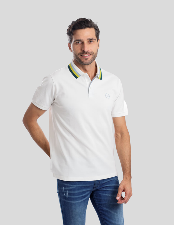 Playera Tipo Polo Kenneth Cole Manga Corta