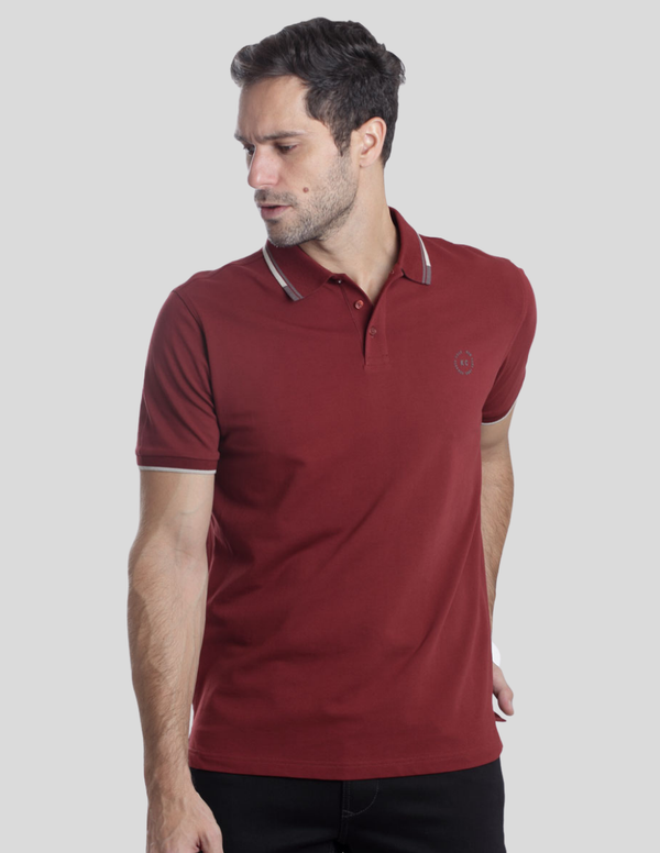 Playera Tipo Polo Kenneth Cole Manga Corta