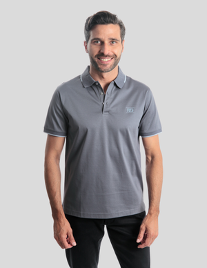 Playera Tipo Polo Kenneth Cole Manga Corta